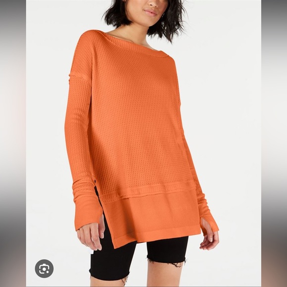 Free People North Shore Thermal Top S - Picture 1 of 2